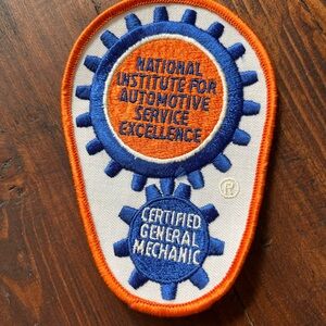 National Institute Automotive Service Excellence Patches.  SIX in set